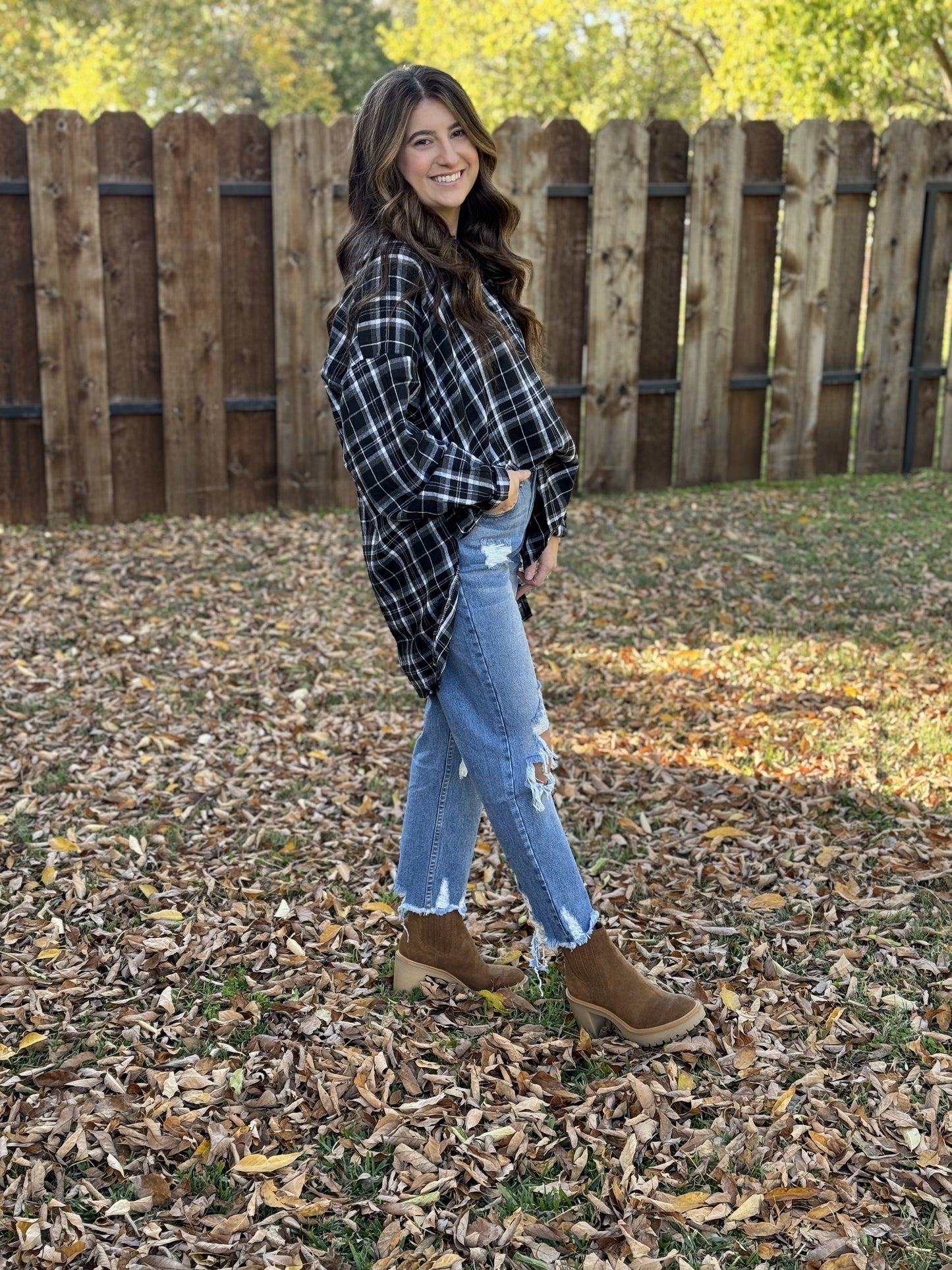 Taylor Flannel Top